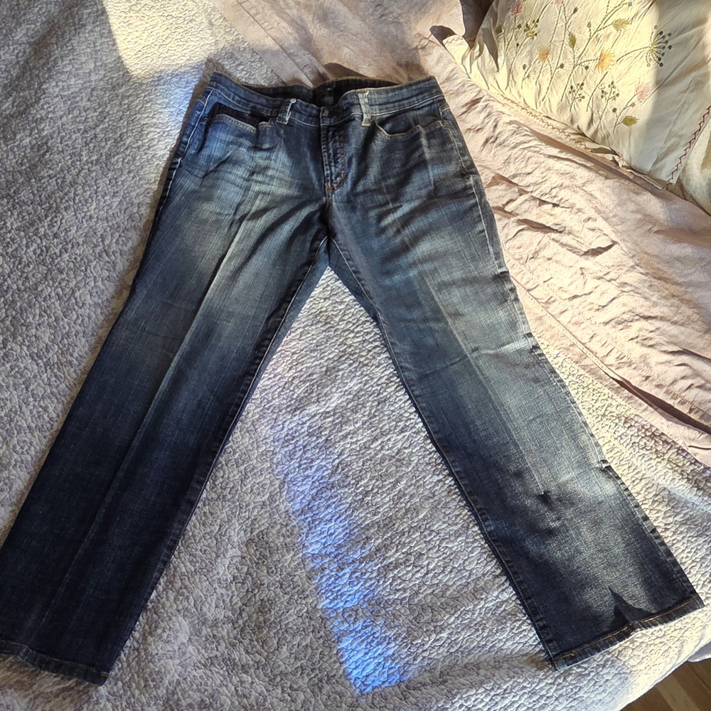 Nine West Women's Straight Leg Jeans - Blue